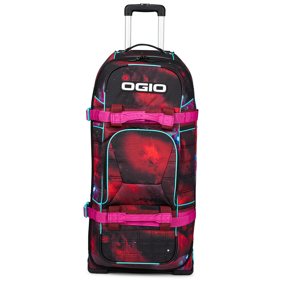 NUOVO Ogio MOTO Rig 9800 Rosso HUB Ltd EDITION CON RUOTE KIT Gear Bag Viaggio Enduro MX 
