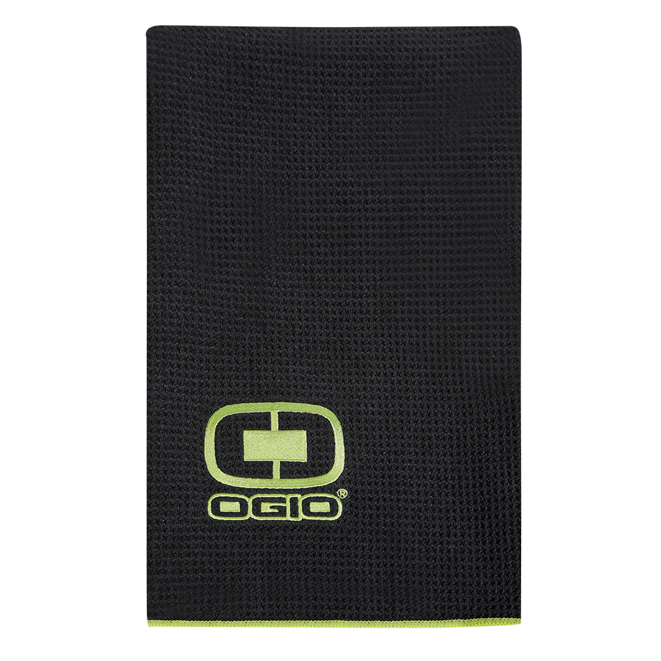 OGIO Golf Towel - Black/Acid